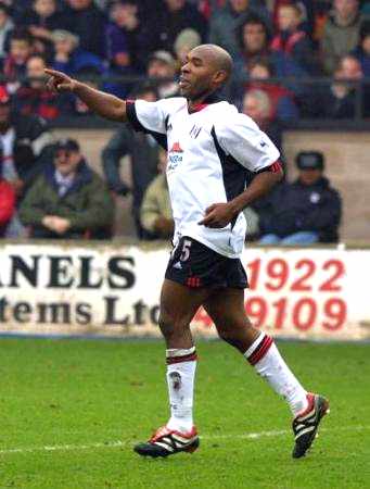 Fulham striker Barry Hayles