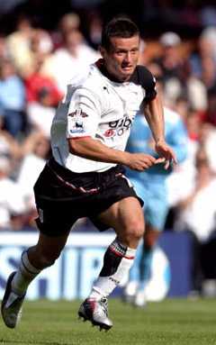 Fulham striker Tomasz Radzinsk