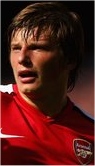 Arsenal midfielder Andrey Arshavin