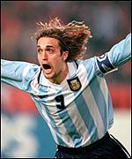 Fulham rejected the chance to sign
Gabriel Batistuta