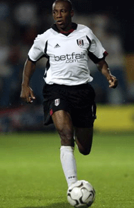 Fulham striker Luis boa Morte