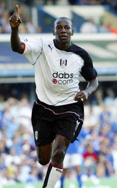Fulham midfielder Luis Boa Morte