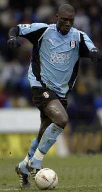 Fulham midfielder Papa Bouba Diop 