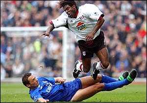 Slavic Jokanovic sends Rufus Brevett flying