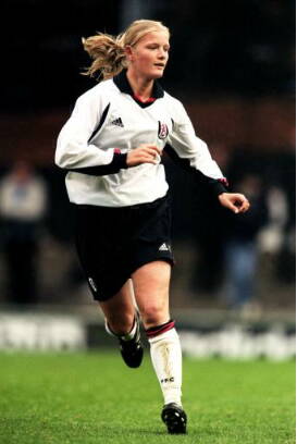 Fulham Ladies goal scorer Katie Chapman