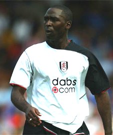Fulham striker Andy Cole