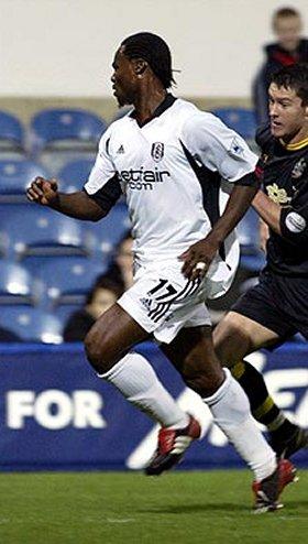 Fulham defender Martin Djetou