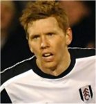 Fulham striker David Elm