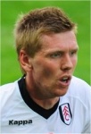 Fulham striker David Elm