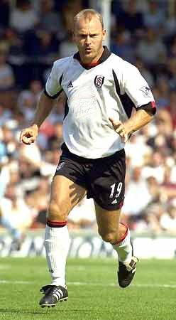 Fulham midfielder Bjarne Goldbaek
