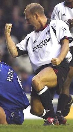 Fulham midfielder Bjarne Goldbaek
