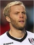 Fulham striker Eidur Gudjohnsen