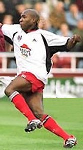 Fulham striker Barry Hayles