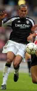 Fulham striker  Steve Marlet
