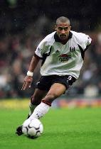 Fulham striker Steve Marlet
