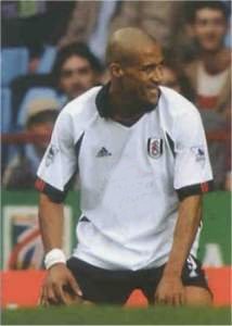 Fulham striker Chris Coleman