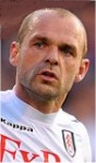 Fulham midfielder Danny Murphy