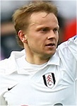 Fulham striker Erik Nevland