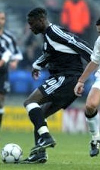 Fulham striker Louis Saha