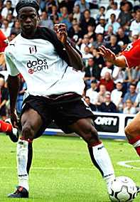 Fulham Striker Louis Saha