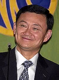 Thailand's billionaire Prime Minister Thaksin Shinawatra