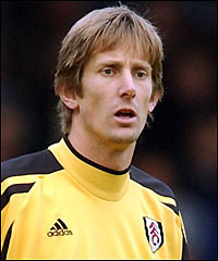 Fulham keeper Edwin van der Sar