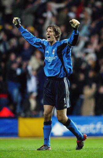 Fulham Keeper Edwin van der Sar