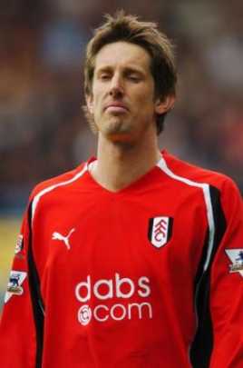 Fulham keeper Edwin van der Sar