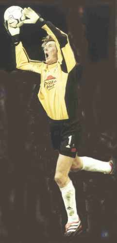 Fulham keeper Edwin van der Sar