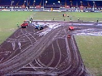 Fulham pitch being repaired