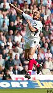 Fulham striker Steve Marlet