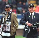 Chairman Al Fayed and Jean Tigana